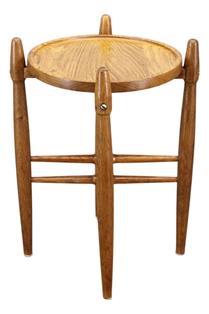 Vintage Danish Oak Side Table by Arne Basse for Knabstrup, 1960s