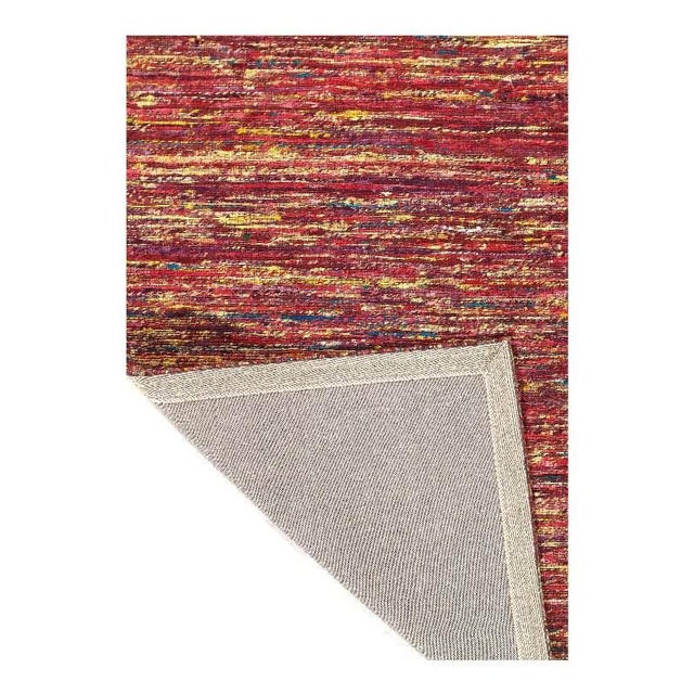 Contemporary Pasargad DC Contemporary Flat Weave Sari Silk Rug For Sale - Image 3 of 4