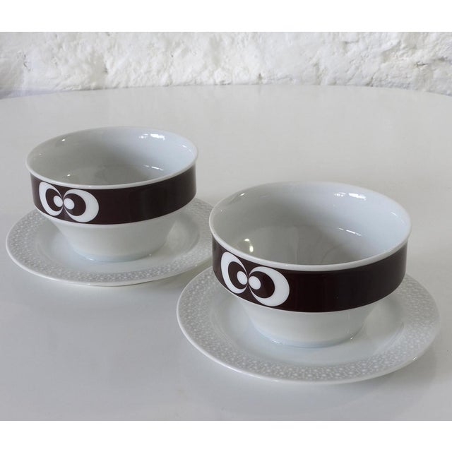 Vintage Porcelain Set from Scherzer Bavaria, Germany, 1970s, Set of 5 For Sale - Image 15 of 18