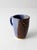 Blue Vintage Handmade Studio Pottery Mug For Sale - Image 8 of 11