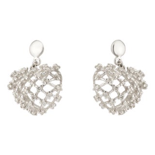 Natural Diamond Earring with 0.70 Carat Diamond in 18k Gold For Sale