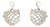 Natural Diamond Earring with 0.70 Carat Diamond in 18k Gold For Sale