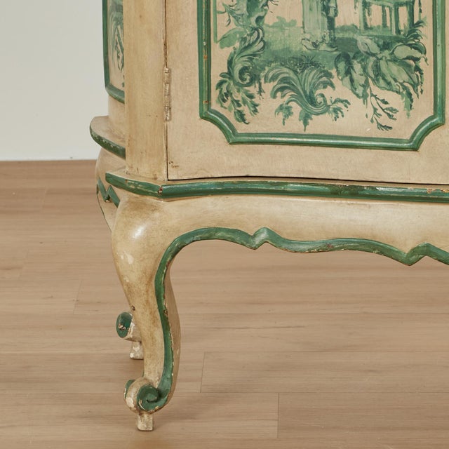 Vintage Italian Chinoiserie Decorated Cabinet For Sale - Image 15 of 17