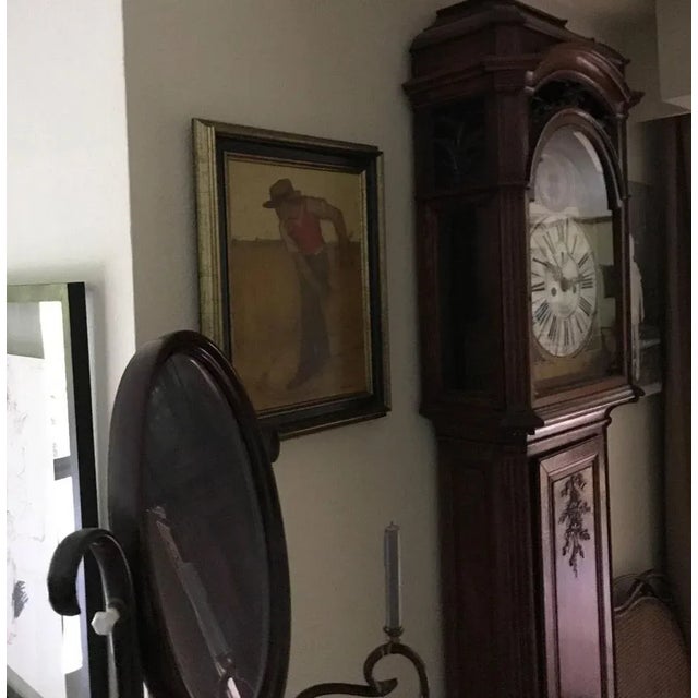 Ludo Laagland, The Mower, Oil on Panel, 1980 For Sale - Image 3 of 6