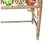 Vintage Faux Bamboo Upholstered Bench, Hollywood Regency, Mid 20th Century For Sale - Image 9 of 12