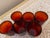 Vintage French Luminarc Cavalier Ruby Red Footed Juice Glasses - Set of 6 For Sale - Image 4 of 7