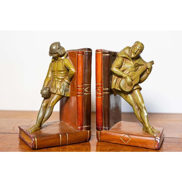 French Pair of 20th Century French Bookends For Sale - Image 3 of 10