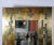Vintage Brutalist Brass & Pyrite Mirror by Georges Mathias For Sale - Image 3 of 8