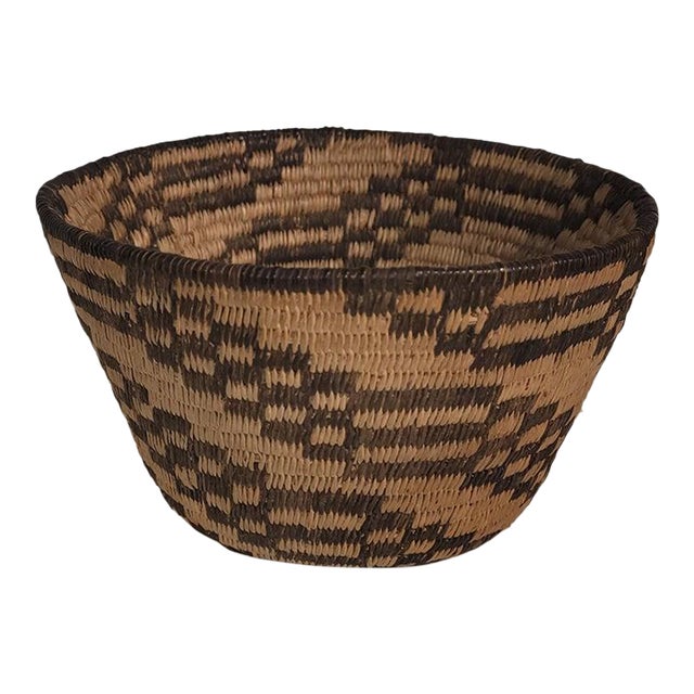 30s Pima Geometric Basket For Sale