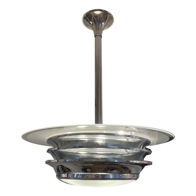 Vintage Art Deco Ceiling Lamp, 1940 For Sale