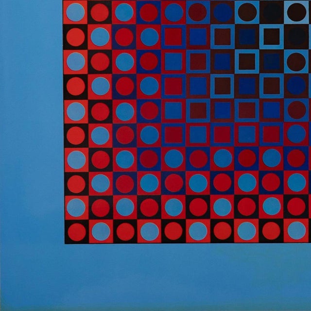 Victor Vasarely, ALOM, Etching For Sale - Image 3 of 6