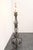 Baroque Antique Wrought Iron Floor Lamp, 1890s For Sale - Image 3 of 18