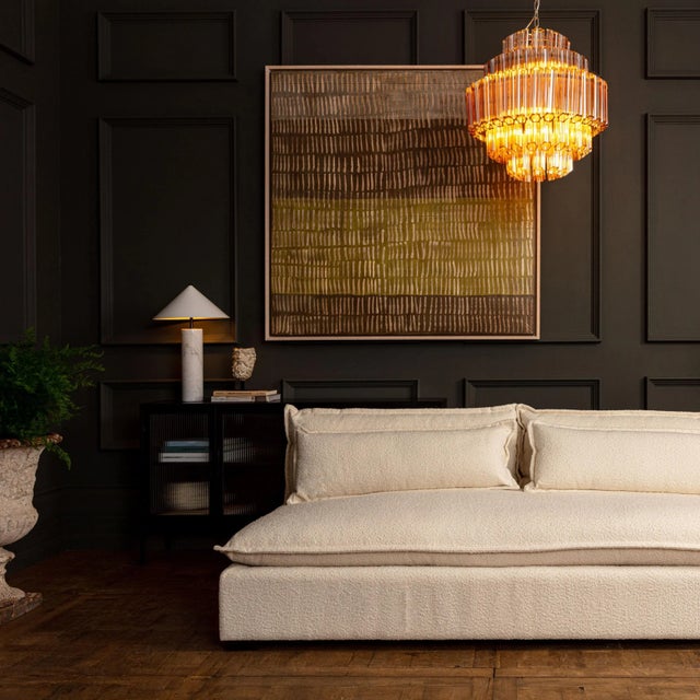 Amber Palermo Chandelier from Pure White Lines For Sale - Image 10 of 11