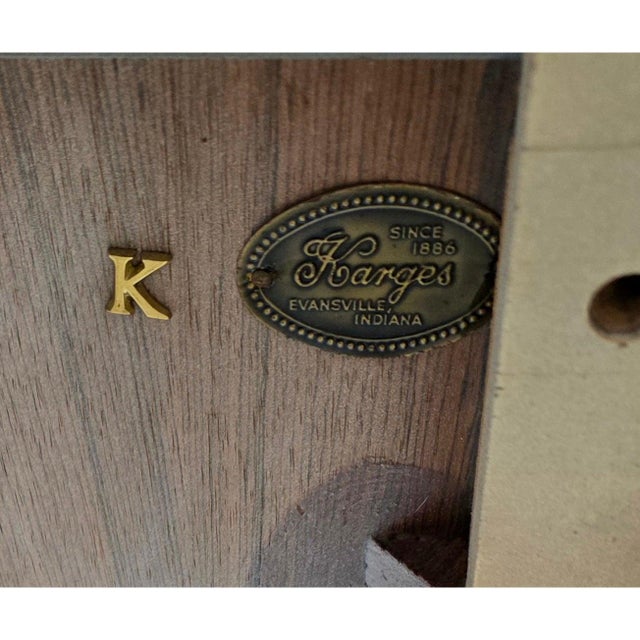 Vintage Karges Furniture Rosewood Oval Top Neoclassical Style Oval Extending Dining Table For Sale In Washington DC - Image 6 of 10