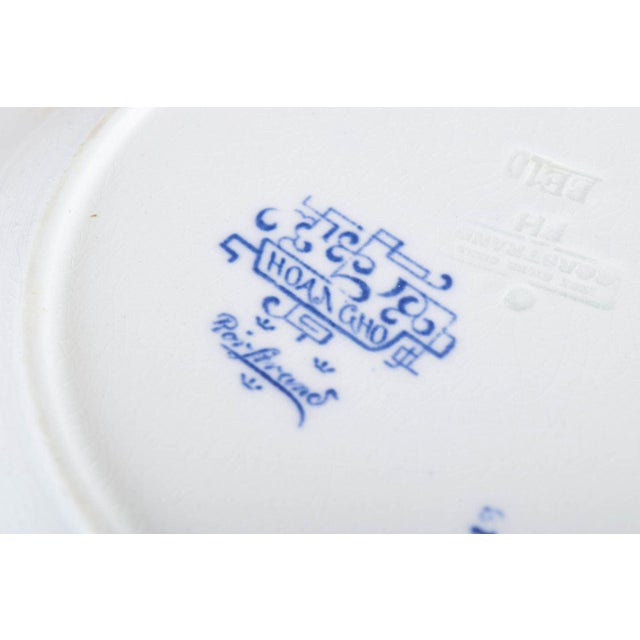 Early 20th Century Octagonal Faience Hoangho Series Plates from Rörstrand, Set of 6 For Sale - Image 4 of 5