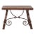 19th Century Spanish Wood and Iron Trestle Table For Sale