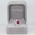 Gia Certified Mozambique Ruby Ring With Lab Grown Diamonds: Solid 14k Gold, Size 6.75 For Sale - Image 4 of 10