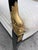 Vintage Ethan Allen Neoclassical Black & Gold Accent Armchair For Sale - Image 11 of 12