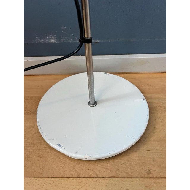 Small Vintage White Flexible Floor Lamp For Sale - Image 10 of 11