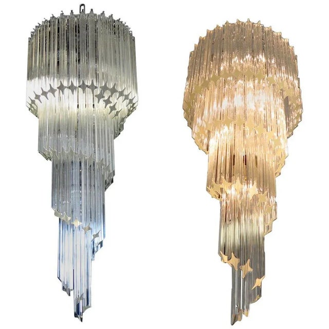 Murano Glass Chandeliers, Set of 2 For Sale - Image 16 of 16