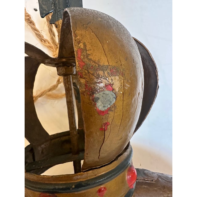 Early 19th Century Antique Danish Hand Carved Pretzel Bakery Sign For Sale - Image 5 of 14