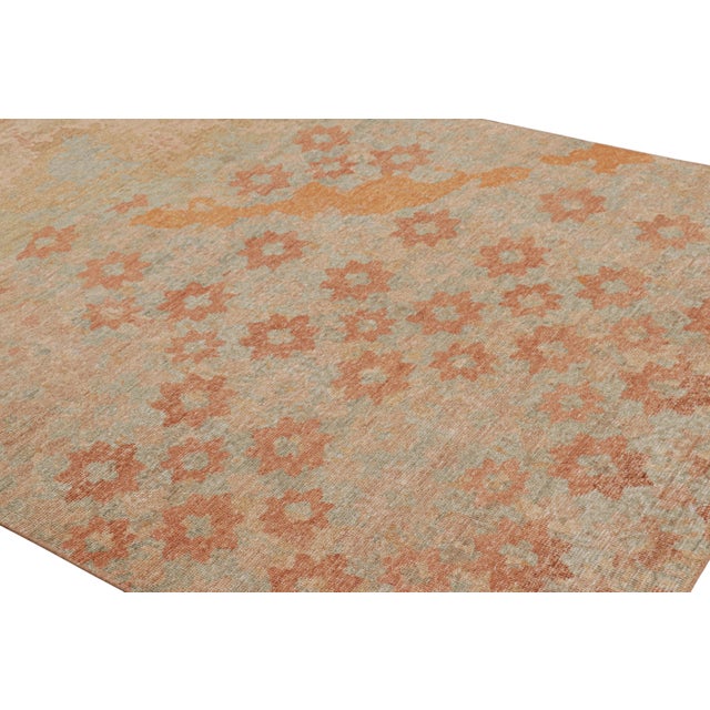 Abstract Rug & Kilim’s Modern Abstract Art Rug With Colorful Floral Patterns For Sale - Image 3 of 7