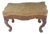 Antique Serpentine Fireside Bench For Sale