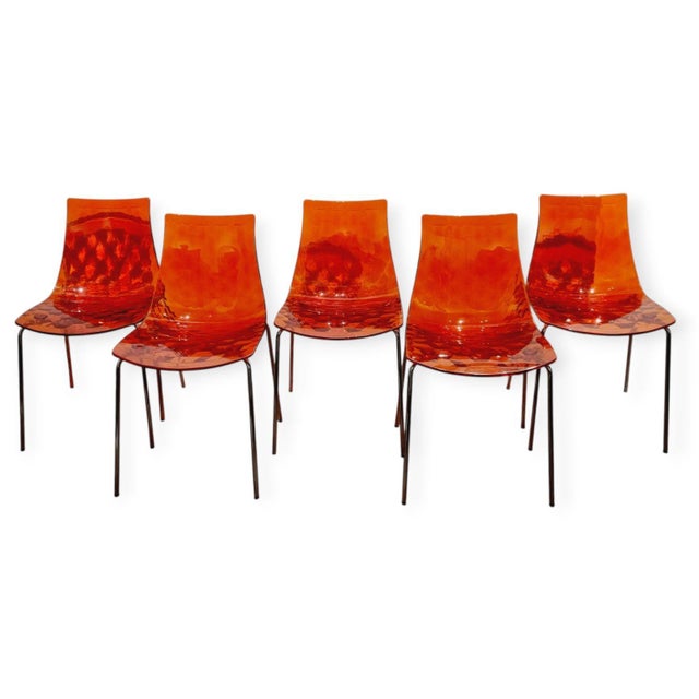Italian Ice Chairs from Calligaris, 1980s, Set of 5 For Sale - Image 18 of 18