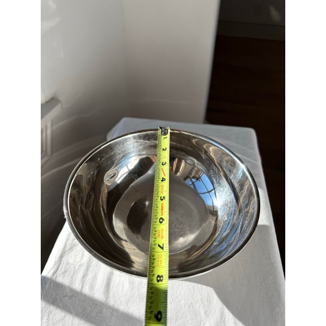 Vintage Fisher Sterling Silver Paul Revere Style Trophy Bowl - 423 G For Sale - Image 10 of 10