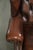 Animal Skin Chesterfield Wing Chair in Cowhide Leather For Sale - Image 7 of 13