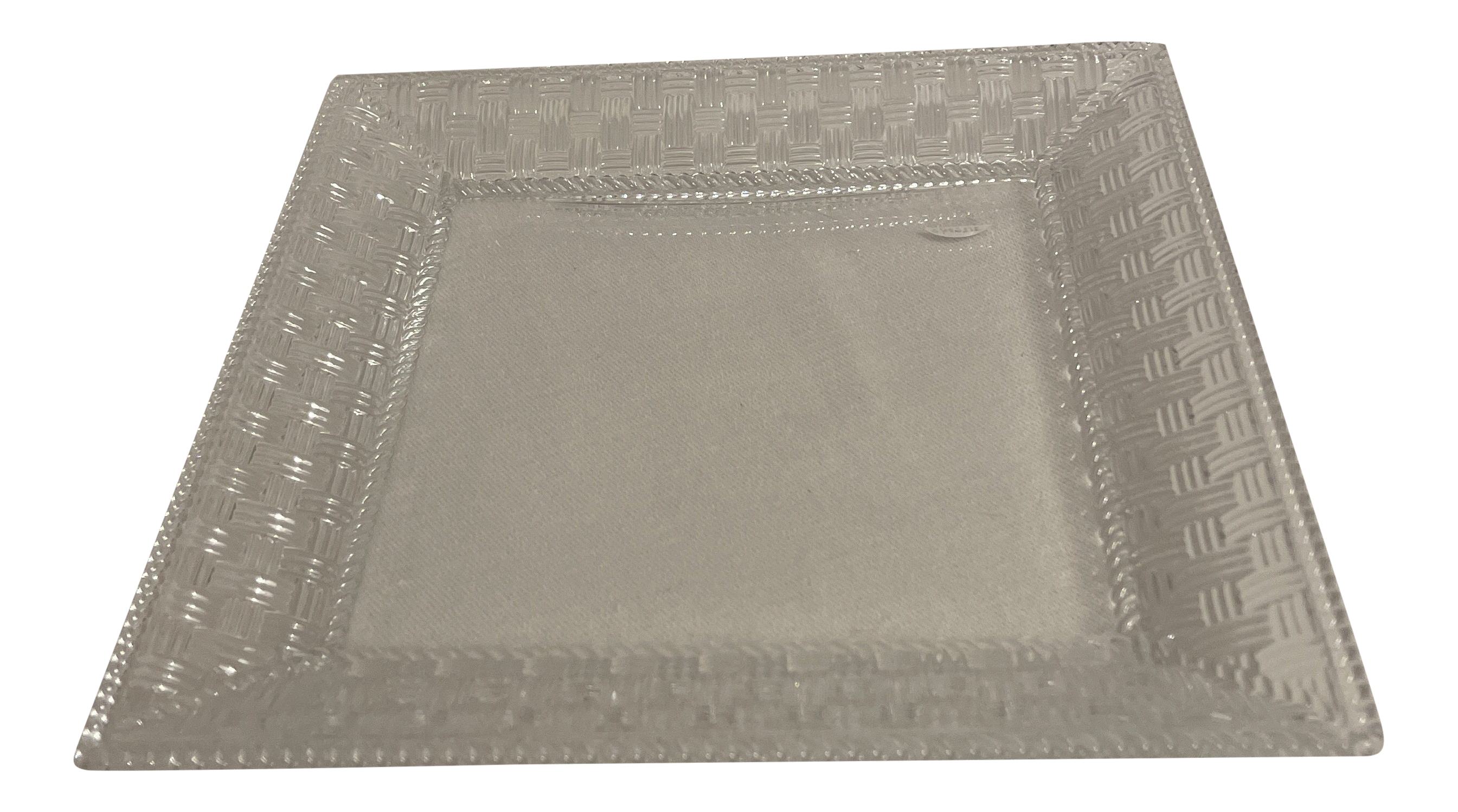 Tiffany & Co. Tiffany Weave トレイ Tiffany & Co. Basket Weave Rectangular Serving Tray – VICTOR