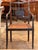 Traditional 19th Century Regency Ebonized Armchair With Painted Back Panel For Sale - Image 3 of 14