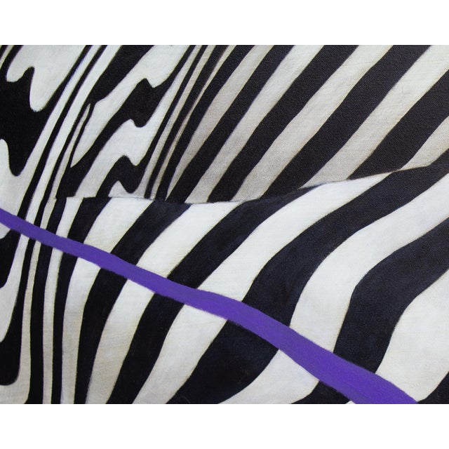 Late 20th Century Signed “Inclement Weather” Acrylic on Canvas Painting by James Massena March For Sale - Image 4 of 10