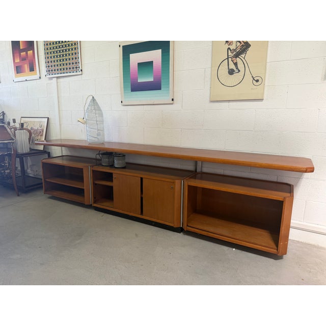 MG14 Modular Bookcase or Sideboard by Osvaldo Borsani for Tecno, 1960, Set of 3 For Sale - Image 6 of 12