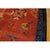 Burnt Orange 1920s Burnt Orange Field Floral Deco Oriental Antique Chinese Peking Knotted Rug For Sale - Image 8 of 10