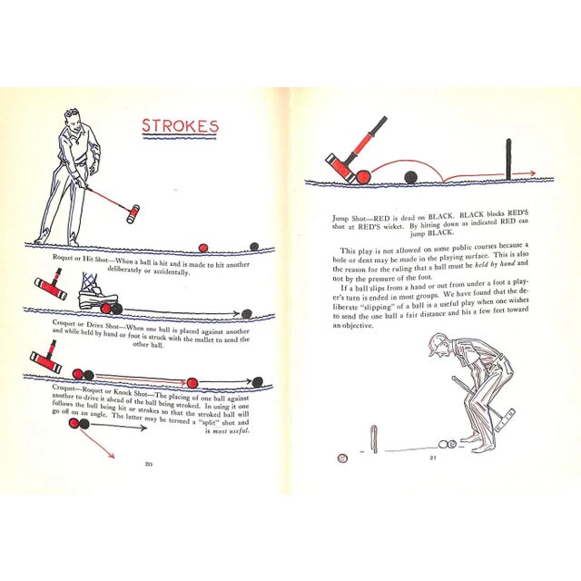 "Croquet: Rules and Strategy for Home Play" 1957 Brown, Paul For Sale - Image 9 of 15
