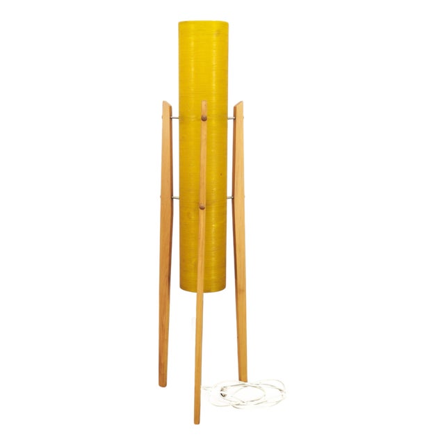 Space Age Rocket Floor Lamp, Czechoslovak, 1960s For Sale
