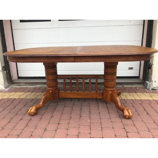 Extendable Dining Table with Rounded Corners, 1970s For Sale - Image 17 of 18