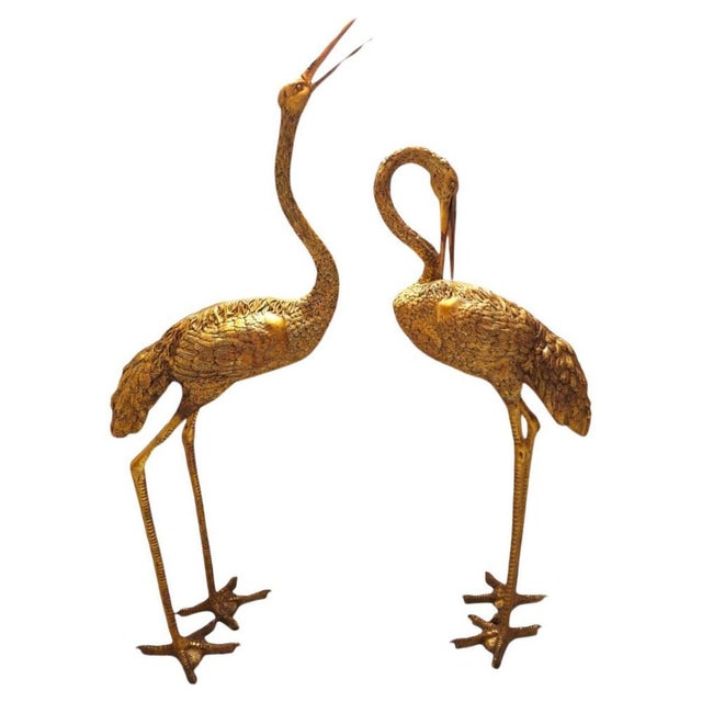 Large Herons, 1950s, Set of 2 For Sale - Image 14 of 14