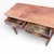 Brown Antique Oak Desk with Brass Handles For Sale - Image 8 of 9