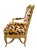 French Regency Giltwood Fauteuil Lounge Chair in Scalamandré Le Tigre Tiger Silk Velvet For Sale - Image 10 of 13