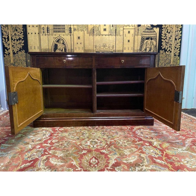 Wood Louis Philippe Sideboard in Mahogany For Sale - Image 7 of 8