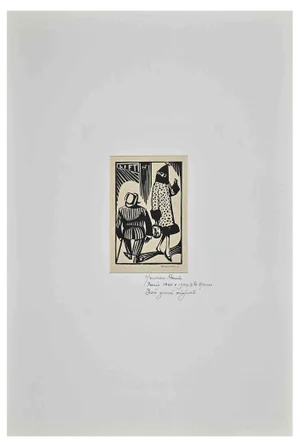 Hermann Paul, Lift, Woodcut, Early 20th Century