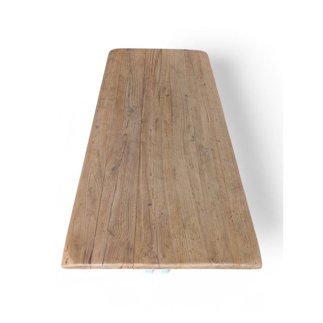 Table in solid wood painted white on the base. In excellent general condition. Dimensions 78 x 150 x 69 cm (height, width,...