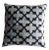 Textile Contemporary Decorative Throw Velvet Ikat Pillow For Sale - Image 7 of 7