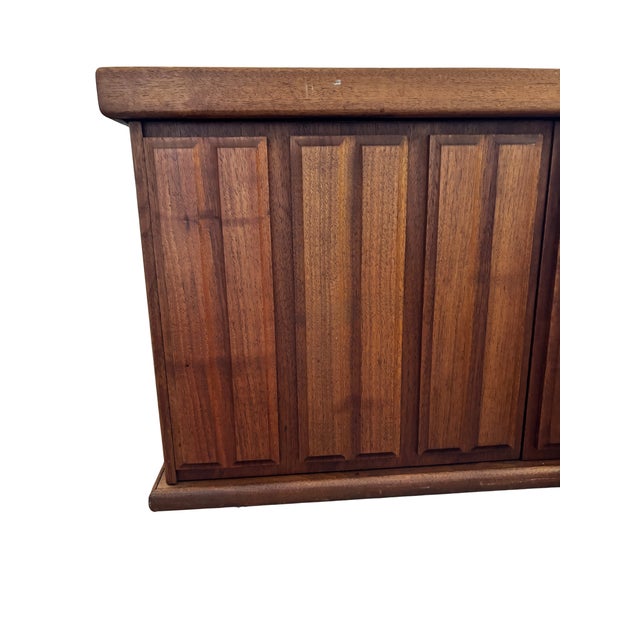 1960s Mid Century Modern Fluted Wood Coffee Table For Sale - Image 10 of 10