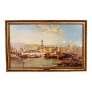 19th Century Oil on Canvas Attributed to James Webb (British 1825-1895) of the Liege