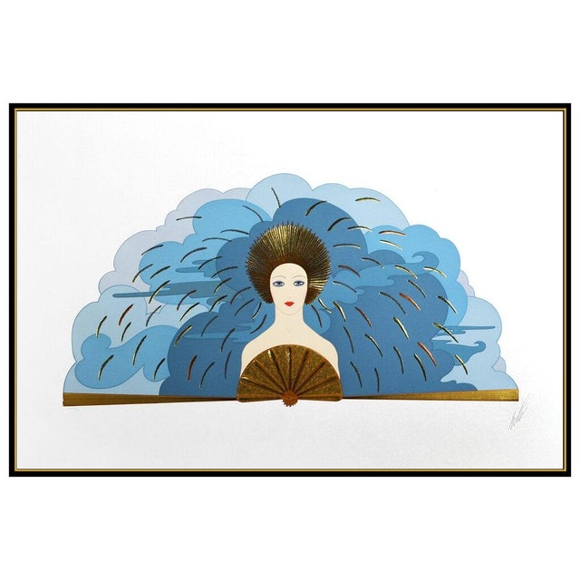 Art Deco 1980s The Storm, Erté For Sale - Image 3 of 6