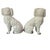 Vintage Staffordshire Ware English Spaniel Dogs 8" Tall - A Pair For Sale - Image 9 of 14
