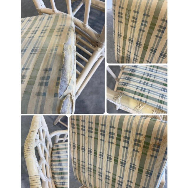 Boho Chic McGuire Bamboo Dining Set For Sale - Image 14 of 15